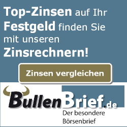 Zinsrechner f�r Festgeld - Top-Zinsen auf Festgeldkonten!