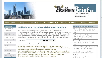 Bullenbrief - Design 2009